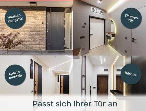 SOREX FLEX Türgriff Elektronisch mit Code – auch per Bluetooth App steuerbar | Türbeschlag mit Zahlenschloss – inkl. Batterien | Türklinke inkl Schloss – Keine Schlüssel nötig | Smart Lock - 7