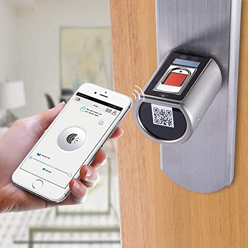 WE.LOCK Biometrischer Fingerabdruck Fernbedienung und Bluetooth Elektronisches Türschloss für Telefon ohne Schlüssel - 4