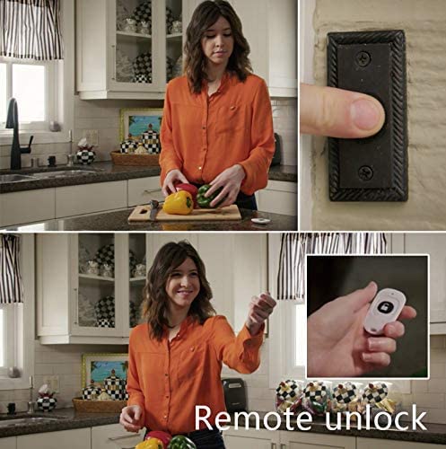 WE.LOCK Biometrischer Fingerabdruck Fernbedienung und Bluetooth Elektronisches Türschloss für Telefon ohne Schlüssel - 5