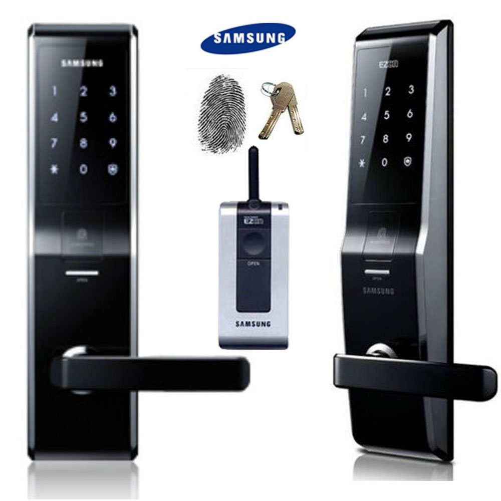 Samsung EZON SHS-H700 Digitales Türschloss, Fingerabdruck, schlüssellos, Touchpad