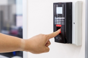 Türschloss mit Fingerprint