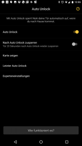 Nuki App Auto Unlock